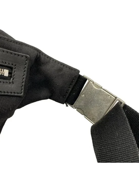 Saint Laurent Paris Waist Pouch Black Leather - Picture 10 of 15